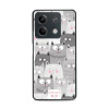 Lesklý kryt Mobiwear Glossy - Xiaomi Redmi Note 13 5G - G045G - Kočičky (Prémiové lesklé pouzdro, obal, kryt Mobiwear Glossy na mobil Xiaomi Redmi Note 13 5G - G045G - Kočičky, materiál Plast + TPU si