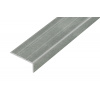 AP5 schodová lišta samolepiaca ACARA, hliník + fólia cement grey, 10 mm, 2,7 m