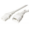 Kabel goobay síťový prodlužovací, IEC320 C14 - IEC320 C13 3m, bílý