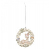 CLAYRE & EEF Vianočná ozdoba – Srnček vo venci