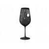 Poháre na biele víno Bohemia Crystal čierne 550 ml 1 ks