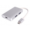 PremiumCord USB-C hub 2xUSB 3.0+PD charge ku31hub05