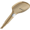 HANSGROHE Raindance Select E ručná sprcha 3jet PowderRain EcoSmart+, 120 x 120 mm, kartáčovaný bronz, 28729140
