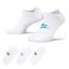 Nike Sportswear Everyday Essential No-Show Socks 3 Pairs White/Multi M 5-8