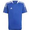 adidas teamwear Detský futbalový dres adidas Tiro 21 Training Jersey modrý GM7577 Veľkosť: 128 cm