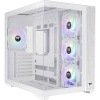 Thermaltake View 380 TG ARGB Snow White midi tower PC skrinka snehobiela; CA-1Z2-00M6WN-00