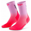 CEP Core Run Edition Gradient vysoké ponožky pánské Barva: pink/lilac fade, Velikost: III
