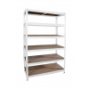 Meets-ecommerce UG Kovový regál profi 230x100x40, 4-7 políc Farba: Biela, Počet polic: 7 políc