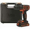 BLACK+DECKER Aku vrtací šroubovák 18V + nabíječka 400mA BDCDC18K