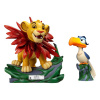 Beast Kingdom Toys Disney Master Craft Sochy 2ks Leví kráľ Malý Simba a Zazu 31 cm