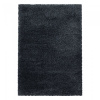 Kusový koberec Fluffy shaggy 3500 antraciet Kruh průměr 160 cm