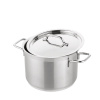 Nerezový hrniec 2,4 L s pokrievkou (8126)