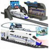 Elektrická železnica Pendolino Vlak Železničná stanica LED 244 cm Z301