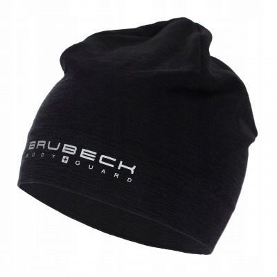 Blabeck Black S/M Training Hat (Teplý klobúk Merino Brubeck Active Wool S/M)