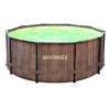 Marimex Bazén Florida 3,05x0,91 m so skimmerom - motív TEAK 10340284