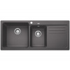 Granitový drez Blanco NAYA 8 S sivá skala drez vľavo