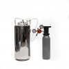 Kyveta 19l CO2 fľaša - kompletný set