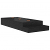 zahrada-XL Rám postele s úložným prostorem Čierny dub 236.5 x 80 x 31.5 cm 3335598
