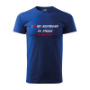 Sablio Tričko s potlačou I love my boyfriend - modré 3XL
