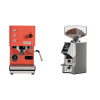 Profitec GO, red + Eureka Mignon Specialita Smart, CR chrome