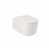 Kludi Resa S - Závesné WC s doskou SoftClose, Rimless, Spiralflush, lesklá biela 27WCSET43