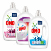 Prací gél - OMO Color + Active + Coccolino Waffic Gel 120PR 3x2L (Prací gél - OMO Color + Active + Coccolino Waffic Gel 120PR 3x2L)