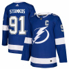 Adidas Pánsky Dres Tampa Bay Lightning #91 Steven Stamkos adizero Home Authentic Player Pre Stanley Cup Final 2022 Jersey Patch Veľkosť: 50 (M)