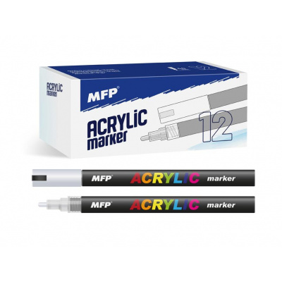 MFP akrylový popisovač 4mm - strieborný 6410822
