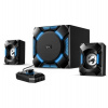 Genius repro GX GAMING SW-G2.1 1200 , Reproduktory, herní, 2.1, 36W, modré podsvícení, černé (31730044400)