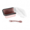 Zopa Desiatový box s príborom malý Old Pink 8595114461271