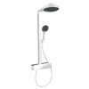 Hansgrohe Rainfinity - Sprchový set s termostatom, priemer 25 cm, 3 prúdy, matná biela 28742700