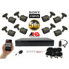 Monitorrs Security 5 MPix AHD kamerový set 8 kanálový