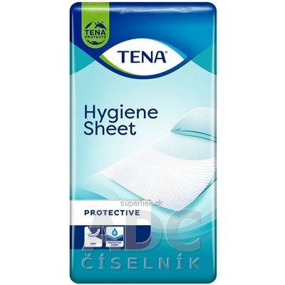 TENA Hygiene Sheet jednorazová ochranná plachta, 140x80 cm (inov.2023) 1x100 ks, 7322542226421