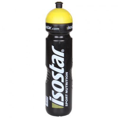 Isostar športová fľaša čierna objem 650 ml - 1000 ml