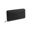 Dámska peňaženka 3D kvety 9,5x19 cm - 1 ks 2 čierna