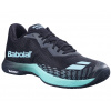 Pánska obuv na badminton/squash Babolat Shadow Spirit 2 - black/cyan - Čierny (44,5)
