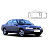 Slnečné clony na okná - FORD Mondeo hatchback/sedan (1993-2000) - Len na bočné stahovacie sklá