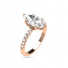 iZlato Forever Diamantová obruč z ružového zlata pre 2ct diamant Jordana, 14K CSTM3PR-200