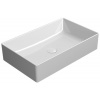 GSI Kube X umývadlo 60x37 cm obdĺžnik pultové umývadlo biela 945311