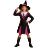 PTIT CLOWN Detský kostým čarodějnice – šaty s kloboukem Velikost kostýmu: S (5-6 let)