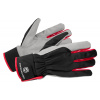 Ochranné pracovné rukavice PROMACHER CARPOS VELCRO Gloves grey/red (12 pcs) Veľkosť: S 7