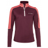 Vaude Livigno Halfzip II, dámsky pulóver, cassis bordový Zvoľte Variant: 36