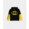 Batman Core Warner - Batman Logo - Double Sleeve Boys Hoodie Velikost: 122/128, Barva: Black