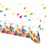 Amscan Obrus Pastelové balóny 120x180cm