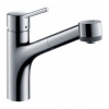 Hansgrohe Talis M52 - Kuchynská páková batéria 170, Eco, vyťahovateľná sprška, 2jet, chróm 32845000
