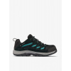 Dámske topánky Columbia Crestwood Waterproof - black/teal