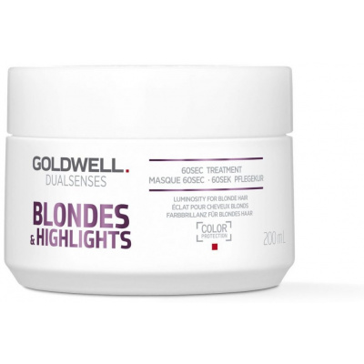 Goldwell Dualsenses Blondes Highlights 60sec Treatment - Regenerační maska na vlasy 200 ml