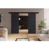 KIER Posuvné dvere WERDI DUO PLUS | 212 cm Farba: Grafit