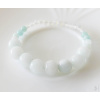 Náramok z liečivých kameňov mesačného kameňa, jadeitu a amazonitu na gumičke (Náramok na gumičku s minerálmi jadeitom, amazonitom a mesačným kameňom)