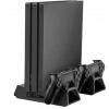 GLECGEAR PlayStation 4 Pro Slim Vertikálna chladiaca nabíjacia stanica